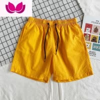 七斓网红短裤子男夏季薄款五分裤休闲运动裤韩版修身显瘦沙滩裤篮球裤