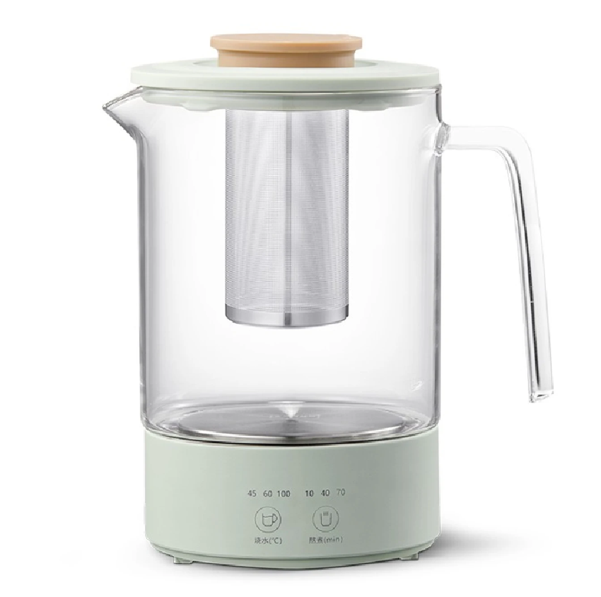 MOKKOM磨客养生壶迷你家用养生杯煮茶器多功能烧水壶电热水杯500ml豆蔻绿MK-389G