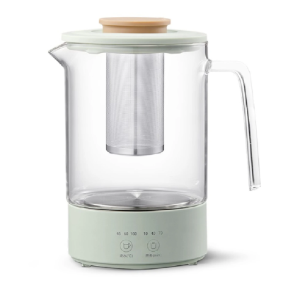 MOKKOM磨客养生壶迷你家用养生杯煮茶器多功能烧水壶电热水杯500ml豆蔻绿MK-389G