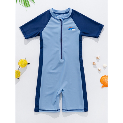 儿童泳衣男童闪电客小中大童宝宝连体速干防晒泳裤2021新款专用游泳