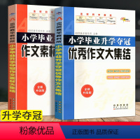 [正版]2册 小学毕业升学夺冠作文大集结 +作文素材大集结 小升初参考书 小考满分作文 小学作文训练 名师指导作文