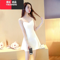 YIBUSHENG新款性感夜店女装公主裙吊带裙小清新显瘦连衣裙小个子打底短裙