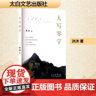 大写零字 沐沐 著 中国现当代文学 文学 太白文艺出版社