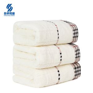 铁美风华 纯棉小清新格纹毛巾 单包装 1条