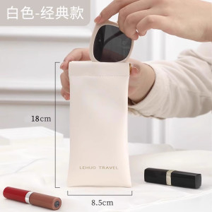 弹片眼镜袋墨镜收纳包抗压便携式女太阳镜收纳盒自动闭合眼睛女式