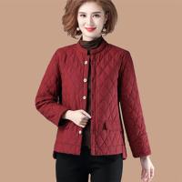 迪鲁奥(DILUAO)棉服2021新款冬装洋气小中老年人女中年妈妈秋冬外套