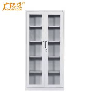 广亿隆钢制办公柜档案柜资料柜文件柜铁皮柜通玻柜85*39*180cm