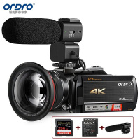 欧达(ORDRO)旗舰版 4K摄像机专业直播录像机家用手持DV光学变焦高清数码摄影机vlog短视频会议 AC5