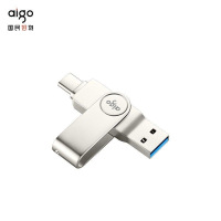 爱国者(AIGO) TYPE-C双接口U盘 U356 128G USB3.1 银色 (个)