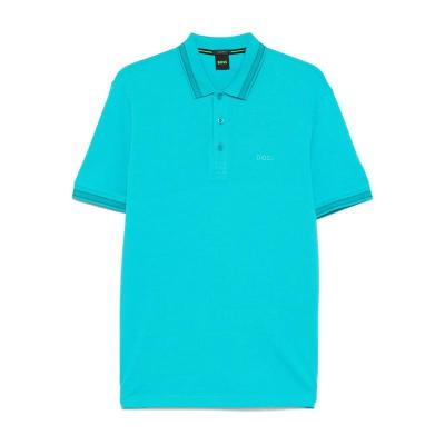 Hugo boss棉质男士短袖POLO衫透气舒适休闲百搭经典款polo衫