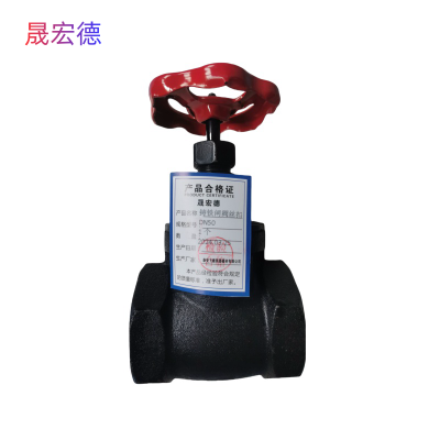 晟宏德 铸铁闸阀 丝扣 DN50 个