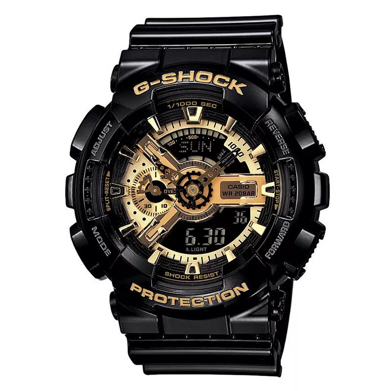 卡西欧(CASIO)男款石英电子树脂表带多功能防水运动手表