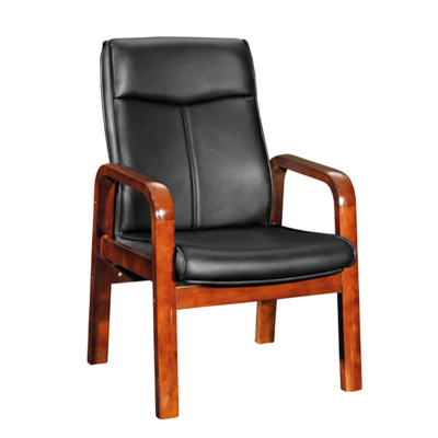 合祥源 实木会议椅真皮椅 630*550*1100mm QX-BGY47 单位:张
