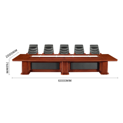 榭邦1 办公家具 6000mm*2000mm*760mm大型油漆会议桌