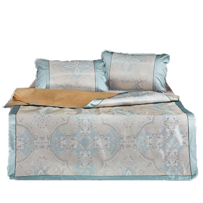 天琴凉席三件套180*200cm柔软舒适欧韵冰丝提花TQ-Q64