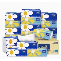 芳美达 Tempo得宝抽纸餐巾纸家用纸巾大包大号面巾纸 4层mini无香型133*195 6包装