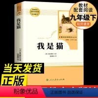 [正版]我是猫 原著书 九年级下册 人民教育出版社 初中版经典名著青少年初中生必读课外阅读书籍 人教版 无删减完整版书