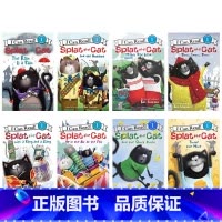 [正版]英文原版进口Rob Scotton的啪嗒猫Splat the Cat系列8本套装I Can Read第一阶段儿童
