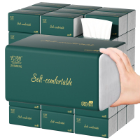 织梦 超韧可湿水抽取式纸面巾5层56抽*20包原生木浆抽纸纸巾实惠装餐巾纸家庭装纸抽卫生纸家用母婴可用 20包箱装