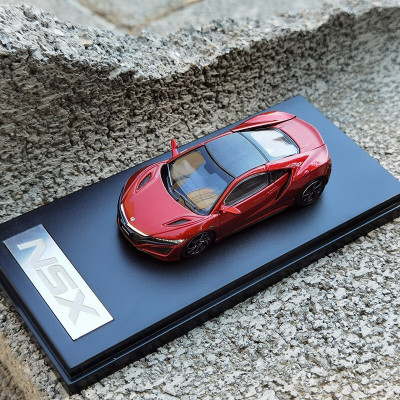 LCD1:64路虎星脉LANDROVER新路虎揽胜NSX思域FK8suv越野合金汽车模型车模本田NSX红色