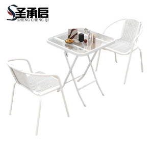 圣承启 桌椅 80cm+2椅 套