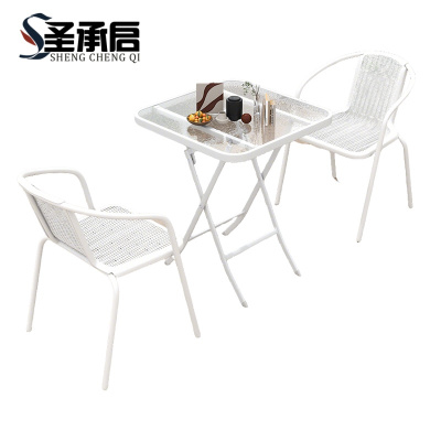 圣承启 桌椅 80cm+2椅 套