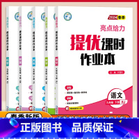 [江苏适用]九下5本 语数英物/化学人教版 初中通用 [正版]2024春亮点给力提优课时作业本七年级八年级九年级上册下册