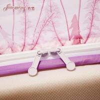 家柏饰(CORATED)蒙古包蚊帐 免安装三开双人加密折叠拉链家用 1.2/1.5m/1.8米床