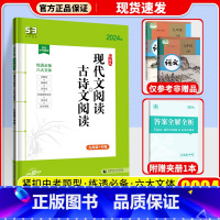 现代文阅读+古诗文阅读 九年级+中考 初中通用 [正版]2024新版曲一线53语文初中名著导读必背古诗文同步作文七八年级