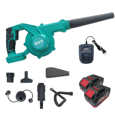 菁普华充电式吸吹两用电动鼓风机大功率电脑设备除尘机清灰吹灰机21V4.0AH两电一充套