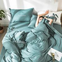 美帮汇款公主风四件套少女心床品套件简约床单被套床上用品三件套