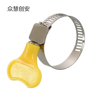 众慧创安 手柄喉箍,带扳手喉箍卡箍 管箍 18-32mm 个