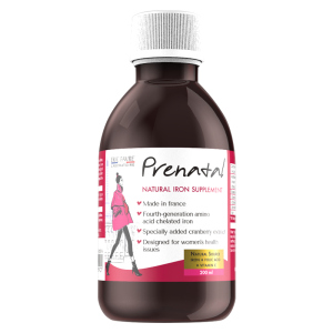 [孕妇铁]原装进口法国埃里克Eric Farve艾瑞可补充女性孕妇铁营养液200ml补气补血补了铁