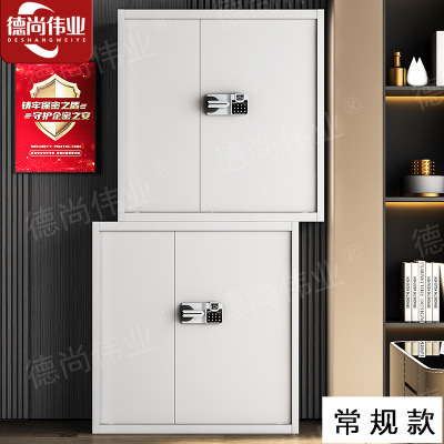 德尚伟业保密柜钢制文件柜密码柜档案柜铁皮柜国保锁资料柜 常规款分体国保指纹锁