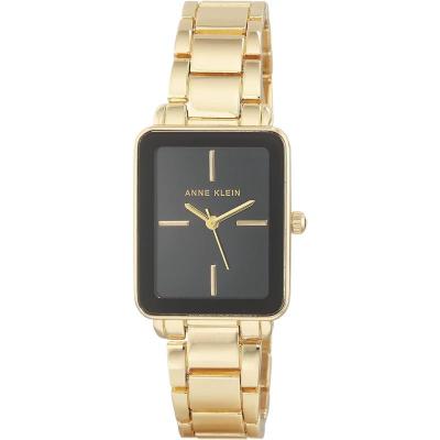 Anne Klein手表女计时码表石英矩形26毫米矿物玻璃商务休闲女表