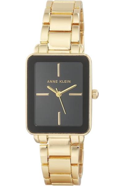 Anne Klein手表女计时码表石英矩形26毫米矿物玻璃商务休闲女表