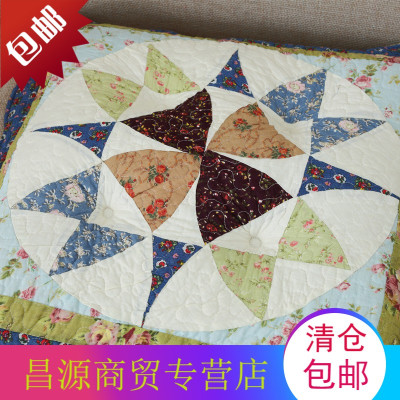 拼布全棉防滑餐椅垫靠背布艺绗缝木沙发办公室电脑椅老板椅坐垫子