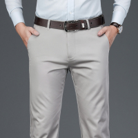 金盾(KIN DON)休闲裤男中青年商务西裤秋冬季男直筒天丝免烫长裤子
