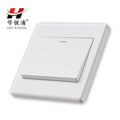号锐清墙壁开关 86型一开 个