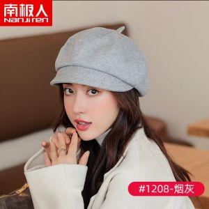 贝雷帽女秋冬季韩版日系鸭舌帽子ins网红潮八角帽