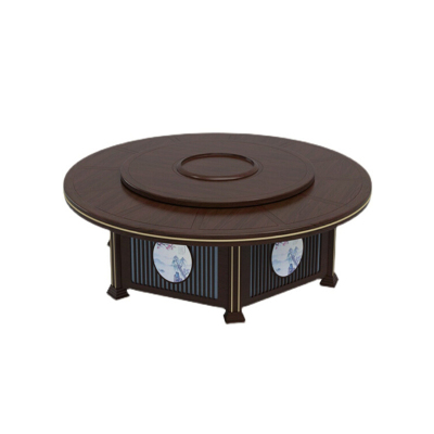 百特尚优 新中式实木餐桌(电动) 直径2000 BT-CZ27 张