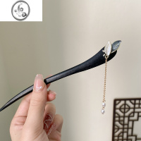 JiMi高级感发簪女夏天古风木质簪子简约现代盘发器新中式丸子头发饰