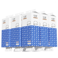 [挂式抽纸]织梦家用大包四层250抽 悬挂式抽纸 厕纸抽取式厕所卫生纸家庭装 母婴可用 9提箱装(送无痕挂钩*2)