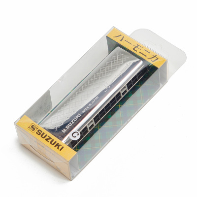 日本铃木SUZUKI初学SU-13M哈明儿童玩具中小学生乐器13孔复音口琴C调