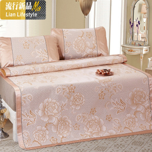 凉席冰丝席1.8m床三件套夏季可水洗宿舍单双人学生席1.5可折叠1.2 三维工匠凉席/凉枕