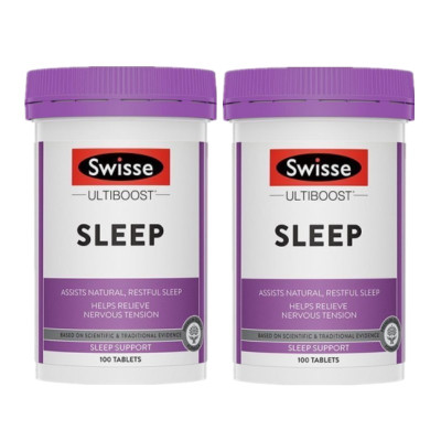 2瓶装 | Swisse草本睡眠片100粒/瓶装 澳洲进口膳食营养补充剂 香甜快速入睡 多种版本随机发货