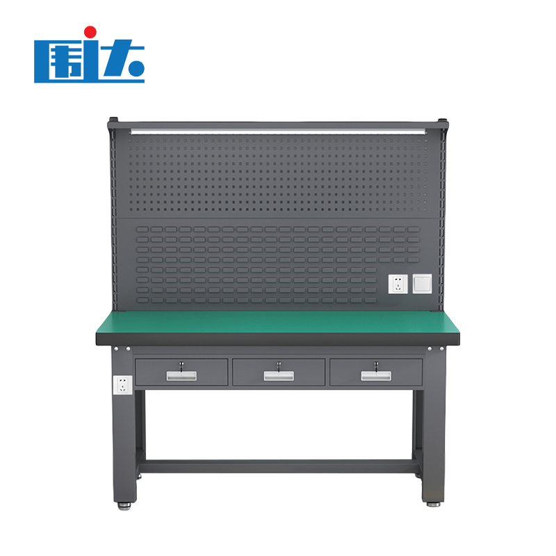 围达 重型钳工台工具桌 150*75*180cm三抽 张