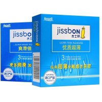 [进口]杰士邦避孕套优质超薄3只+爽滑倍润3只装润滑安全套 成人情趣用品