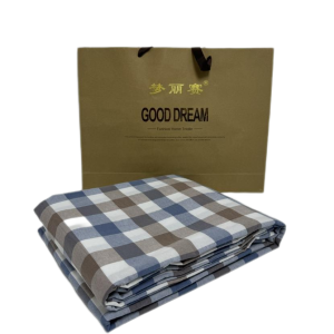 梦丽赛 纯棉格子水洗棉被套200cm×230cm(个)