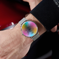 M.B.K欧美品牌手表时尚防水全自动机械表 男表潮流个性炫酷男士手表炫彩简约唱片系列腕表1007-2